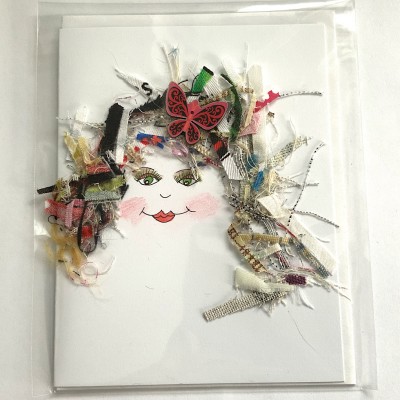  Cartes de souhait avec fibres recyclées # 14